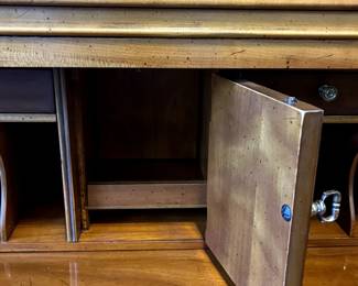 C1 - $2,500. Drexel Heritage Limited Edition Heirloom Federal Style Breakfront China Cabinet. #71/275. Heritage Heirloom Secretary Bookcase. If you're looking for a breakfront for a statement piece this is IT! Absolutely *amazing* condition! Heritage Heirloom Secretary Bookcase. Measures 78" wide x 15" deep x 89" tall. 