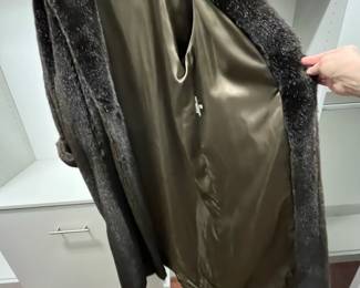 C63 - $250. Tyber by St. John. Made in France. Size Small. FAUX Fur Jacket. Excellent Condition - like new!