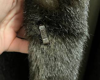 C63 - $250. Tyber by St. John. Made in France. Size Small. FAUX Fur Jacket. Excellent Condition - like new!