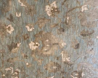 C23 - $75. Karastan Titanium 9'4" x 12' 9". New Zealand Wool & Viscose Pile. ***Not typical Karastan quality and the rug has significant wear spots almost down to the base. See photos. 