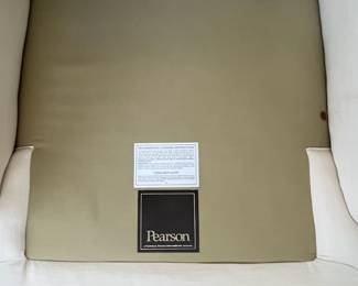 C65 - $1,000 - PAIR of Pearson Furniture Down Blend Chairs. I believe they are the "Guthery" Style Chairs from Hickory Chair Upholstery Collection.  Each measures 35" wide x 35" deep x 33" tall. Used mostly just for looks - these are in EXCELLENT condition. No issues noted. 