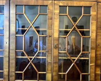 C1 - $2,500. Drexel Heritage Limited Edition Heirloom Federal Style Breakfront China Cabinet. #71/275. Heritage Heirloom Secretary Bookcase. If you're looking for a breakfront for a statement piece this is IT! Absolutely *amazing* condition! Heritage Heirloom Secretary Bookcase. Measures 78" wide x 15" deep x 89" tall. 