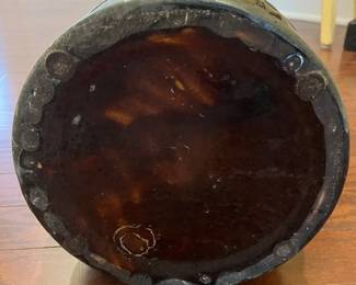 C24 - $150. Umbrella Stand. Excellent Condition - no chips cracks etc. Measures 10" across x 19" tall. (Unsigned but looks like Roseville)