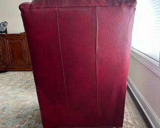 C52 - $1,200. Bradington Young Leather Recliner. Leather is in great condition! Measures 35" x 35" x 46" tall. 