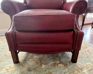 C52 - $1,200. Bradington Young Leather Recliner. Leather is in great contition! Measures 35" x 35" x 46" tall. 