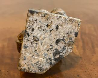 C62 - $50. Soapstone Warrior. Measures 5.5" tall. No issues noted. 