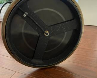 C92 - $175. Brass Articulated Floor Lamp. Base is 13" wide x 52" tall. 