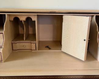 C5 - $350. Jasper Furniture Secretary - Excellent Condition. Measures 34" wide x 19" deep x 40.5" tall. Has key!
