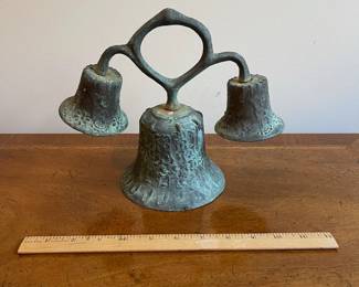 C121 - $125. Bronze Triple Bell. 