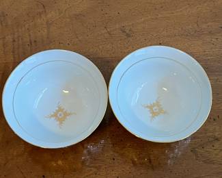 C84 - $45. Vintage Thun Czech 24kt gold painted Cobalt Tea Set. "Original Cobalt"