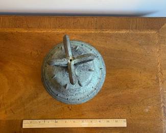 C122 - $300. "Mejici 1811" Bronze Bell. Measures 8" x 8" tall. 