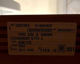 C97 - $500. Solid Wood Dining Table. *Table ONLY* Measures 72" x 36" x 30.25" tall. Very sturdy and excellent condition! (Retail was $1,220) 