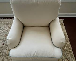 C65 - $1,000 - PAIR of Pearson Furniture Down Blend Chairs. I believe they are the "Guthery" Style Chairs from Hickory Chair Upholstery Collection.  Each measures 35" wide x 35" deep x 33" tall. Used mostly just for looks - these are in EXCELLENT condition. No issues noted. 