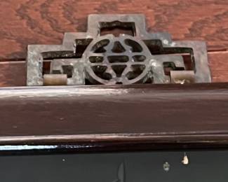 C30 - $450 PAIR of Coordinating Reverse Paintings. Each measures 19.75" x 27.5" framed. Beautiful condition!