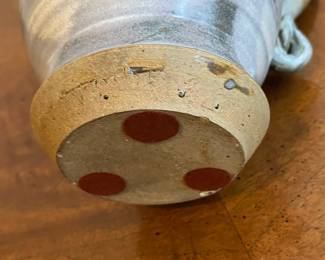 C40 - $25. Heavy Pottery Pitcher. Measures 10.25" tall. 