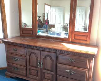 Sumter Cabinet CO 9 Drawer Dresser With Mirror