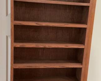 Handcrafted Wood Oak Book Shelf