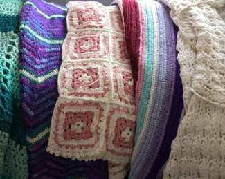 11 Hand Crocheted Blankets