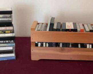 Large Collection of Cassette Tapes