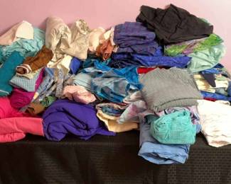 Assortment of Sewing Fabric and Scraps