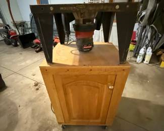 Sears Craftsmen Router w Table Cabinet