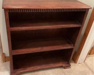 Handcrafted Oak Wood Book Shelf