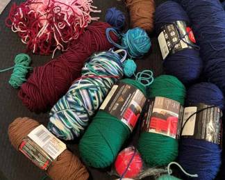 Large Assortment Of Yarn 