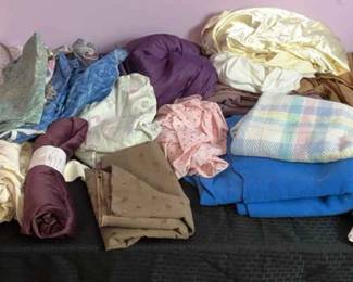 Large Assortment of Fabric Scraps 