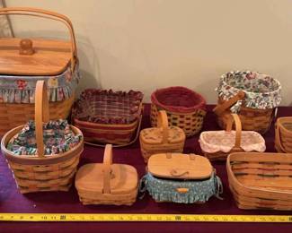 12 Piece Longaberger Collection