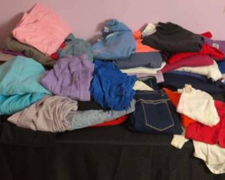 Assortment of Clothing, Incl Ones Meant for Embroidery 