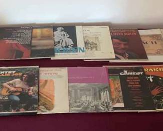 Large Collection of Vinyl Records 