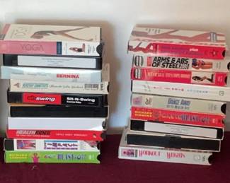 Large Collection of VHS Tapes