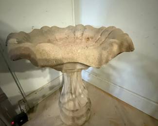 Concrete Bird Bath