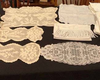 Variety of Handmade Purchased Placemats, Tablerunners  Napkin Holders
