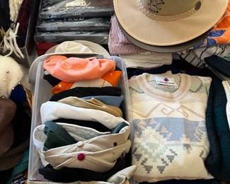 Men's Hats and Sweaters