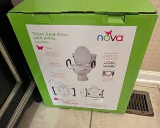 Toilet Seat Riser with Arms