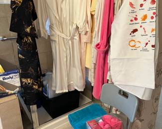Robes, Bath Items and Shower Chair