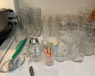 Assorted Glassware