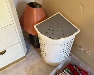 Hamper and Lamps