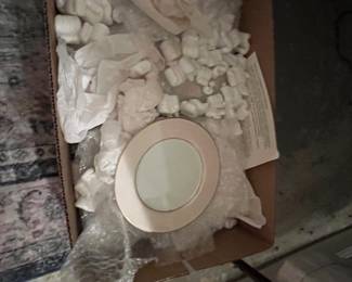 Fitz & Floyd Fine China Set (Adobe Peach pattern)