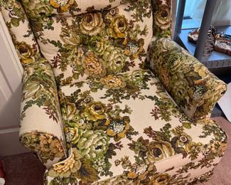 Vintage Club Chair, great colors!