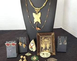 Vintage Antique Asian Inspired Jewelry