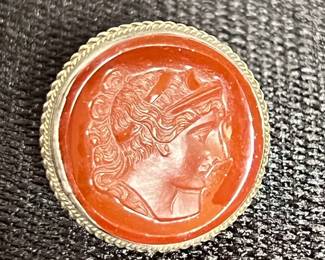 Antique Carnelian Soldier Ring