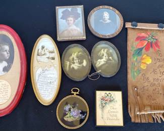 Antique Framed Photos, Prints Quotes