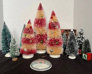 Bottle Brush Christmas Trees