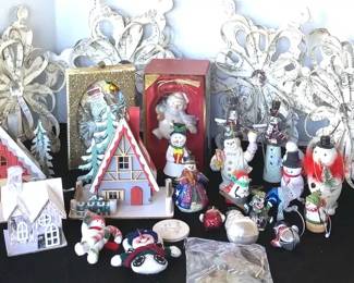 Fun Snowman Snowflake Xmas Decor