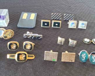 Retro Mens Cufflinks, French Knots,  Dior C