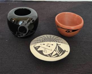 Signed Native American Pottery