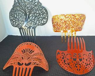  Peineta Flamenco Hair Combs, Mantillas