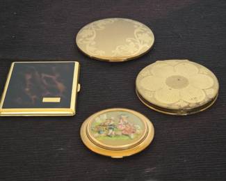 Vintage Compacts Cigarette Cases  Lin Bren, Elgin